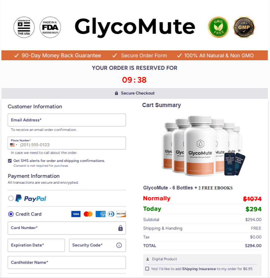 GlycoMute Checkout